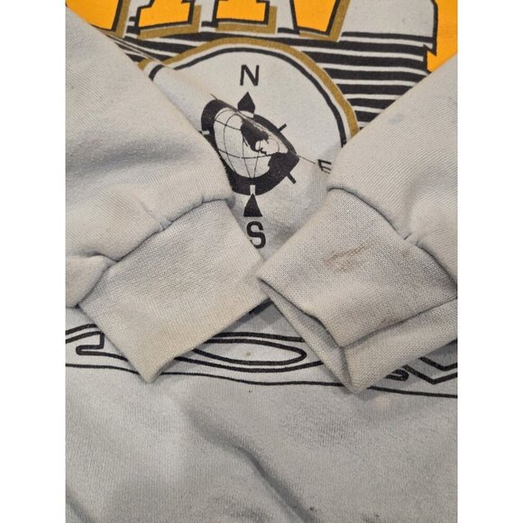 Vtg 80s 90s United States Navy Mom Crewneck Sweatshirt Size L Military Flaws - Picture 9 of 9